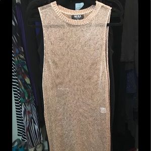 Mesh swimsuit coverup